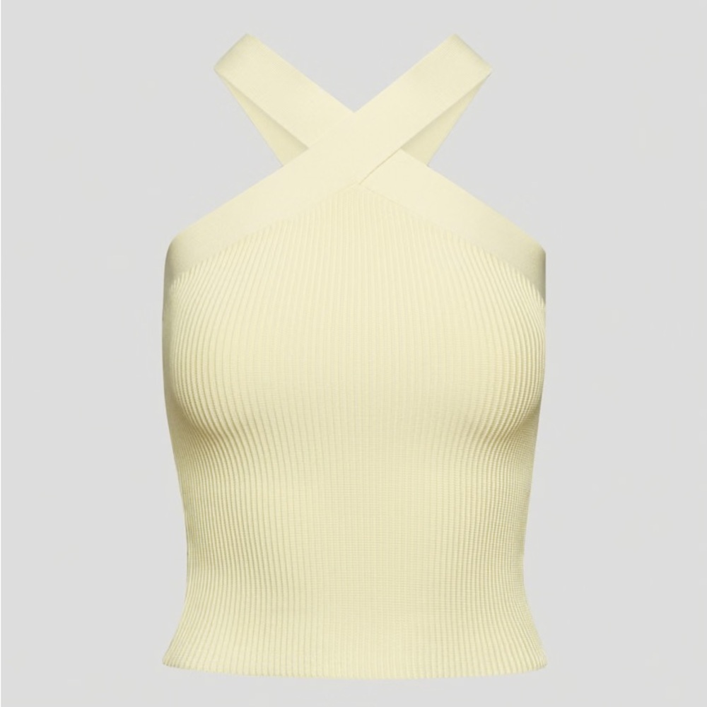 Babaton Sculpt Knit Criss Cross Tank